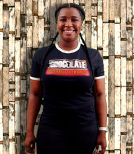 Load image into Gallery viewer, CHOCOWEAR "Blessed "N" Black" Tee (WOMEN's)