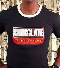 Load image into Gallery viewer, CHOCOWEAR "Blessed "N" Black" Tee (MEN's)